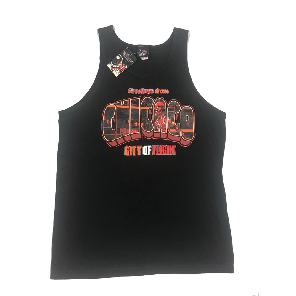 Chicago Michael Jordan Graphic Tank Top Black NWT